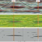 Image of conventional stacked seismic amplitudes
