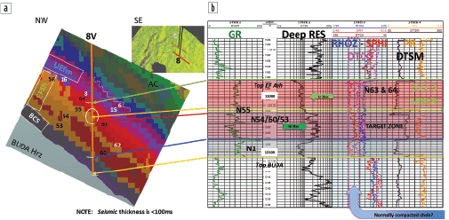 Expanded SOM results in seismic interpretation software