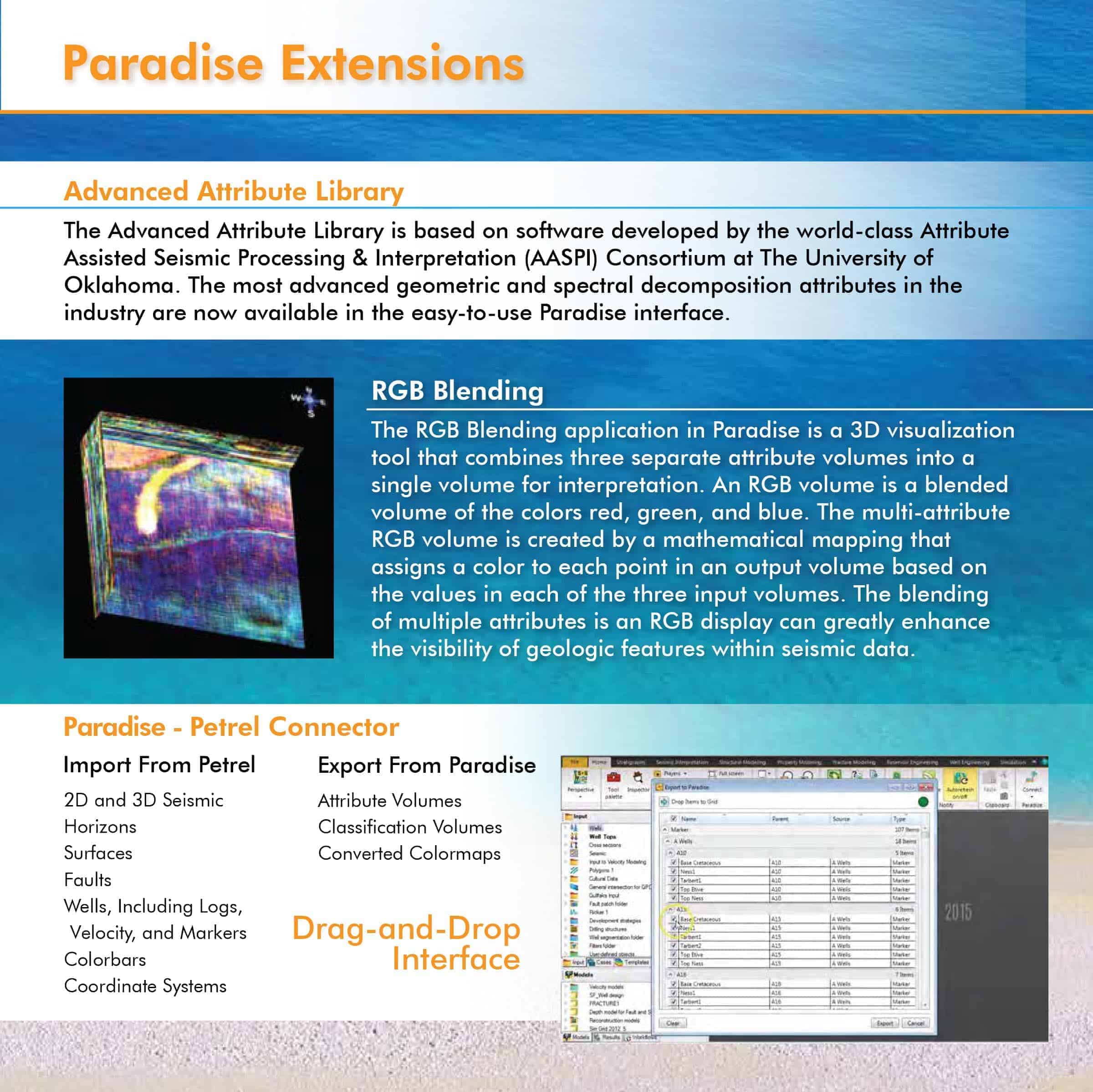 Paradise 3.2 Brochure - Seismic Interpretation Software- Paradise Extensions