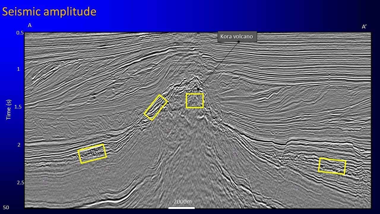 Slide screenshot of seismic amplitude