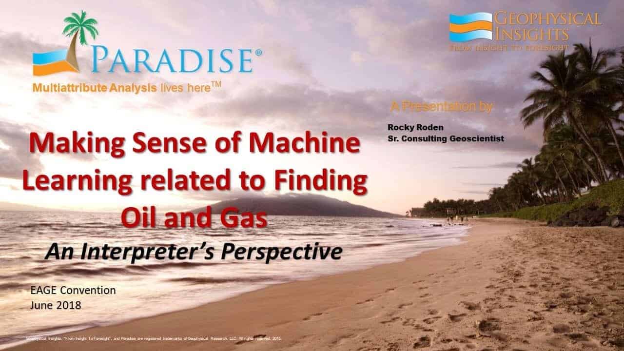 Title slide for making sense of machine learning