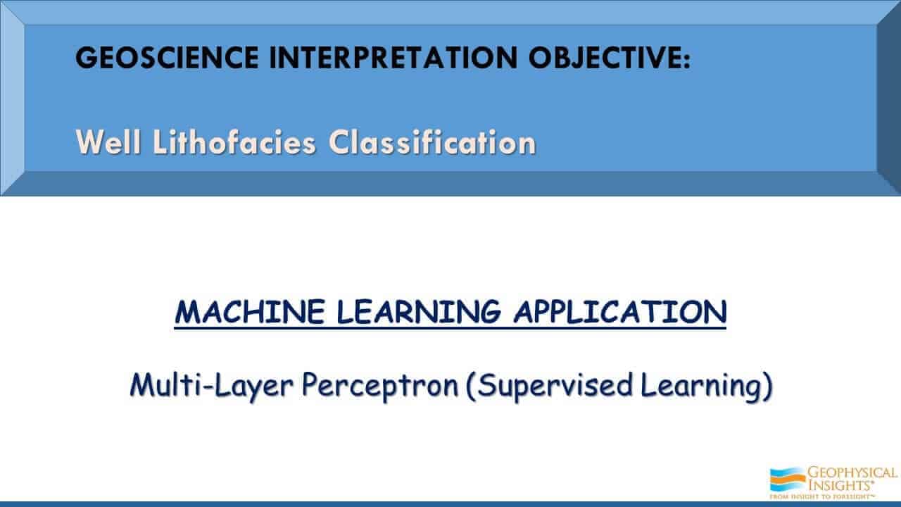 Slide screenshot of lithofacies classification