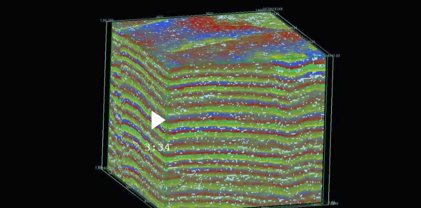 Seismic cube layers