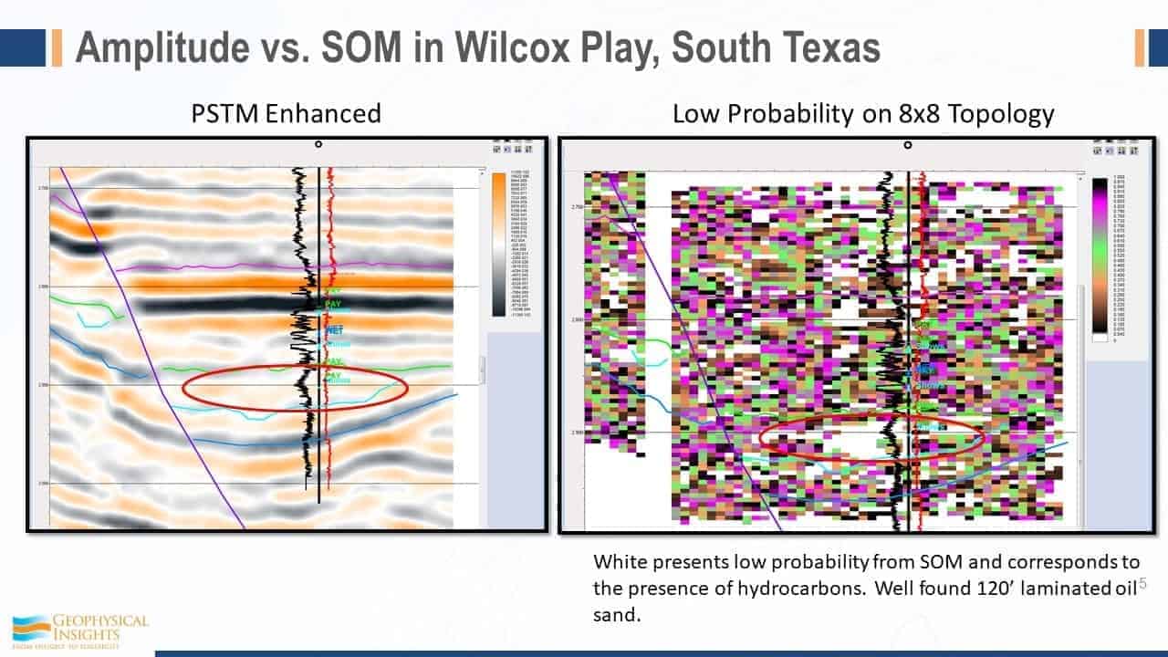 Slide image with PSTM enhanced