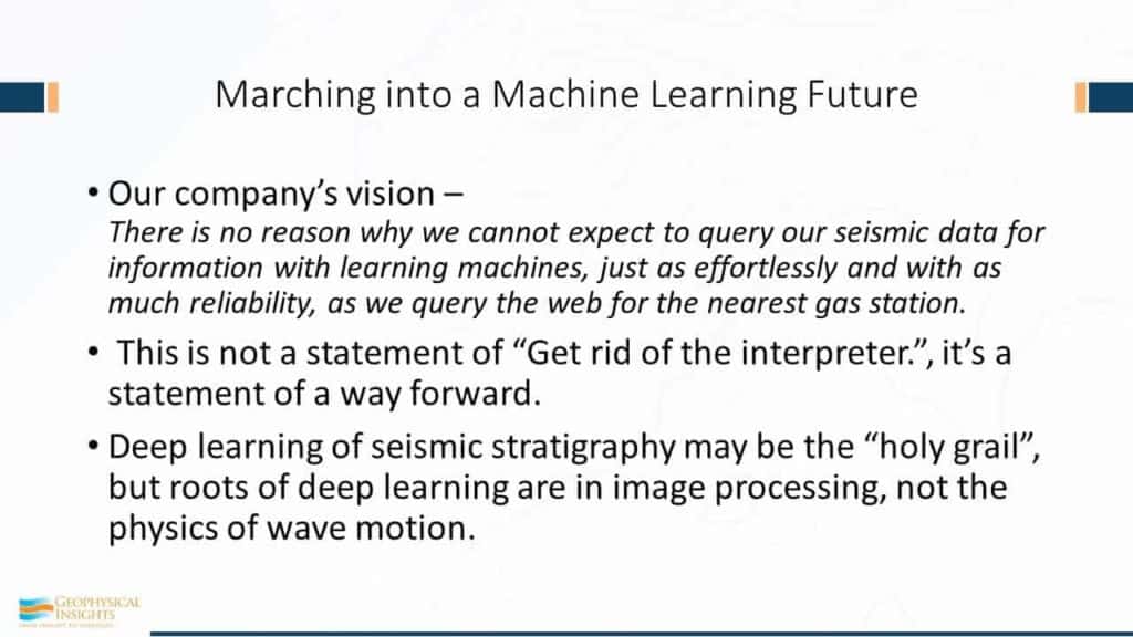 Marching into a Machine Learning Future