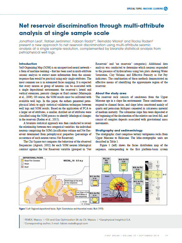 Net Reservoir Discrimination through Multi-Attribute Analysis at Single Sample Scale