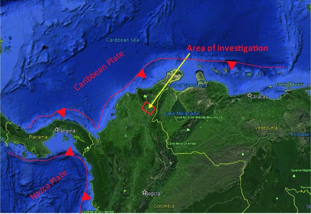 Area of Study in Systematic Workflow for Reservoir Characterization in Northwestern Colombia using Multi-attribute Classification