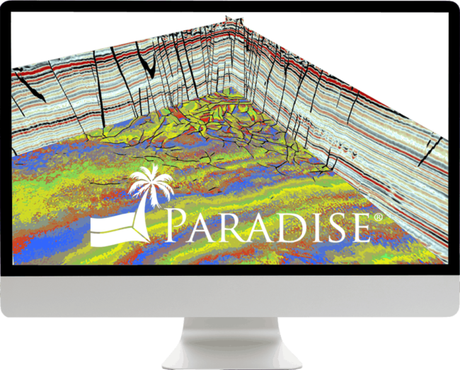 Paradise seismic interpretation software monitor