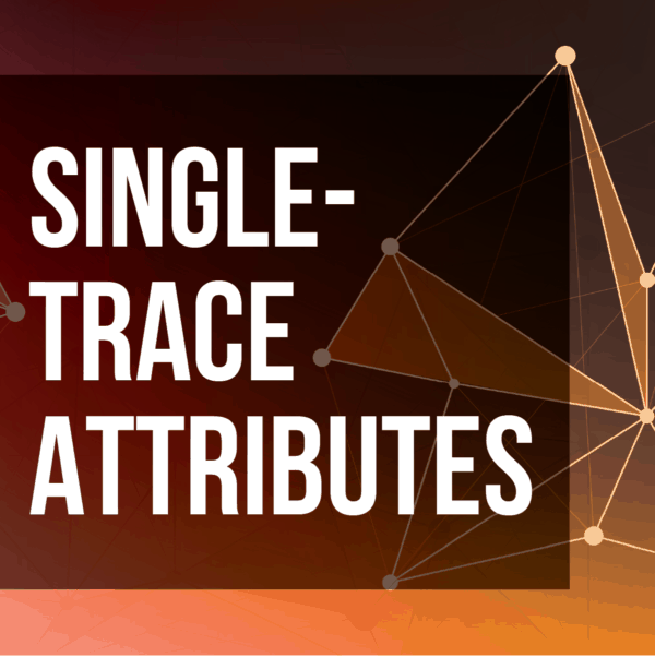 Single-trace Attributes E-course