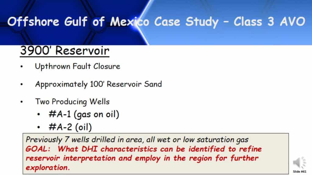 Offshore Gulf of Mexico Case Study - Class 3 AVO