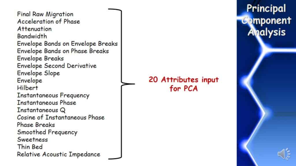 PCA for seismic interpretation