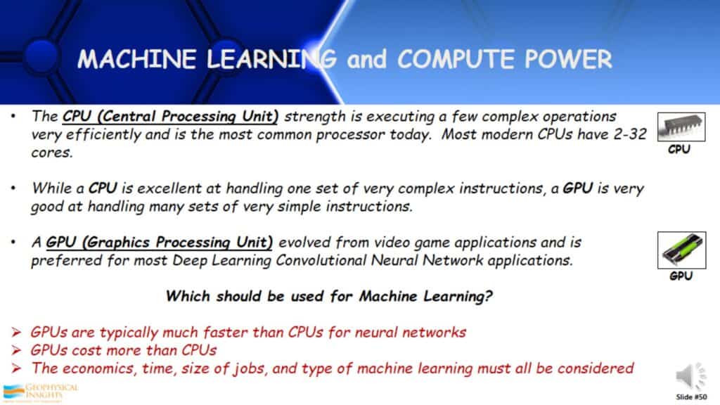 Machine learning and compute power for seismic interpretation
