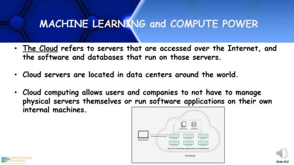 Machine learning and Cloud