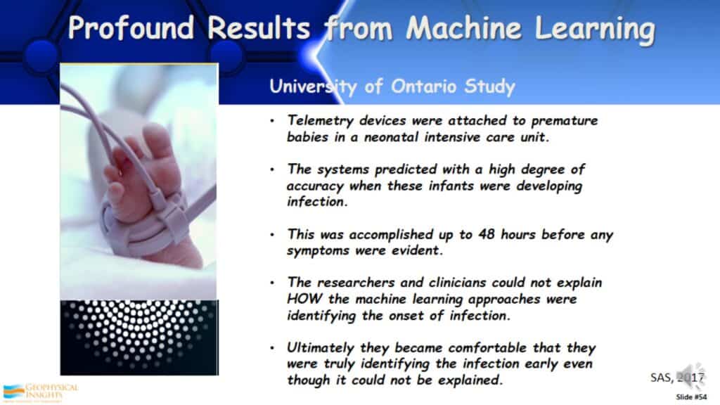 Profound results from machine learning in seismic interpretation