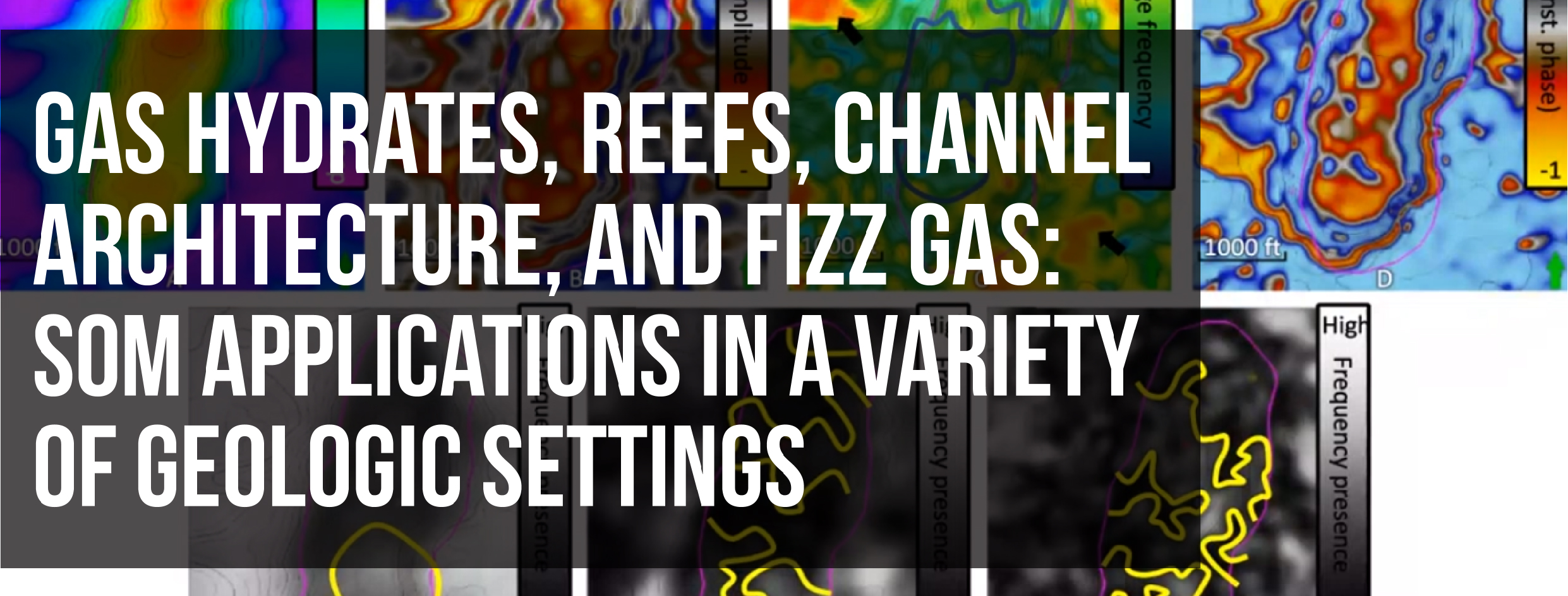 Gas Hydrates, Reefs, Channel Architecture, and Fizz Gas: SOM Applications in a Variety of Geologic Settings