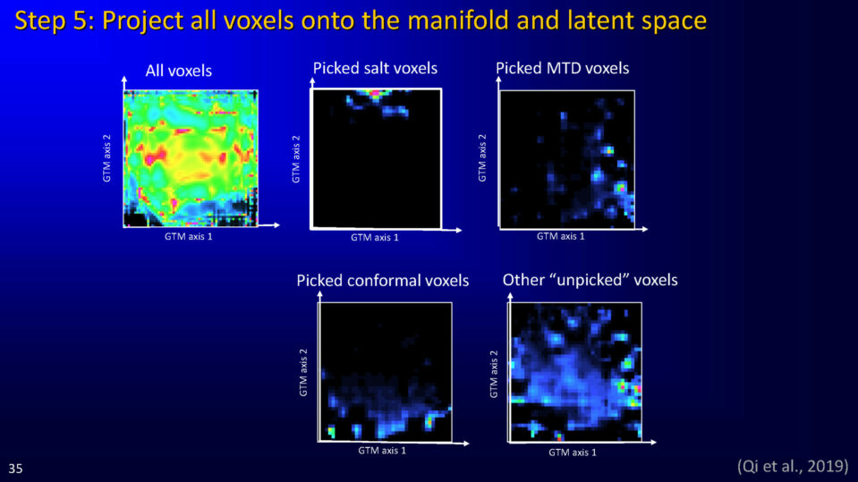 Step 5: Project all voxels onto the manifold and latent space