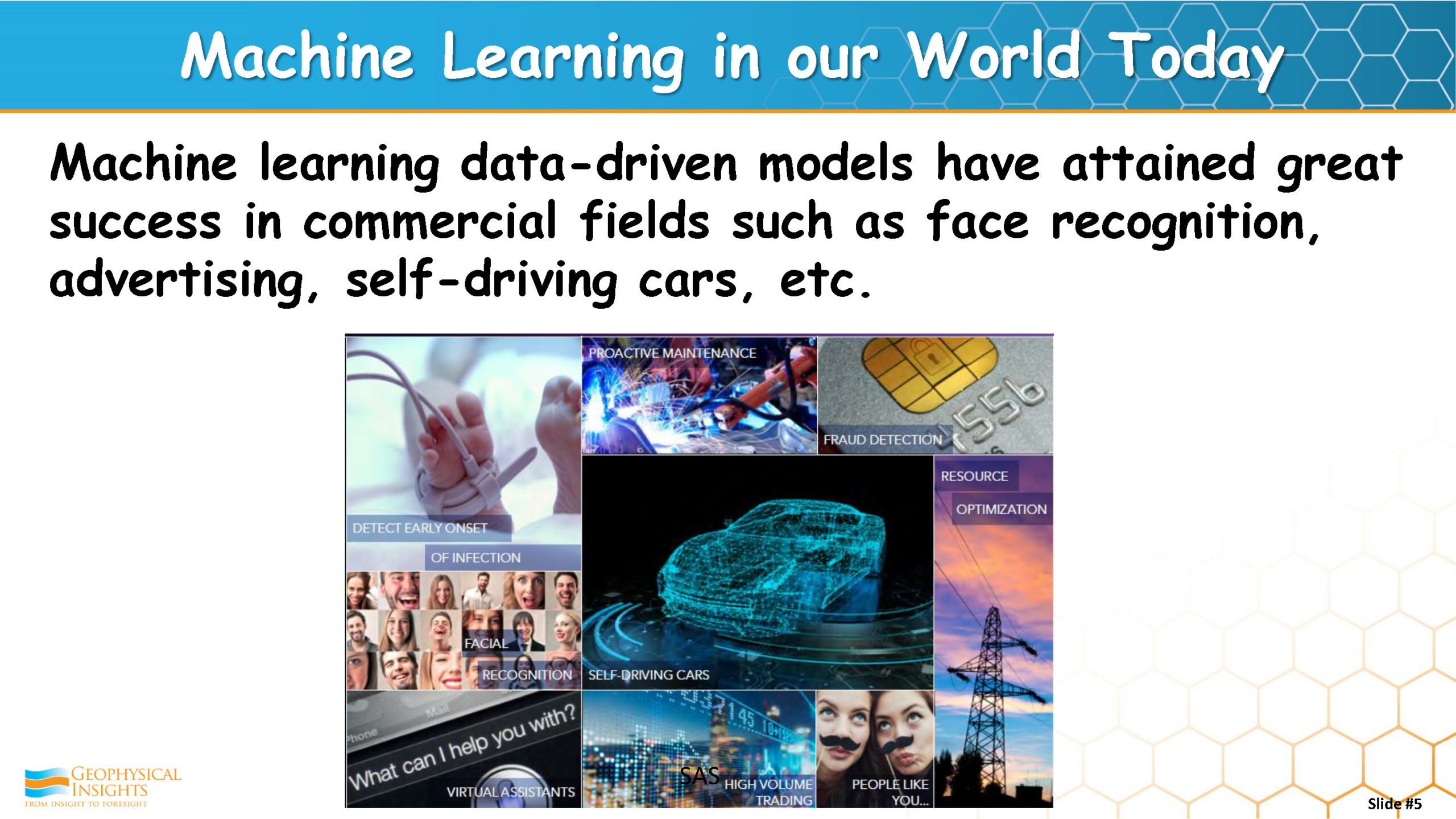 Machine Learning in our World Today